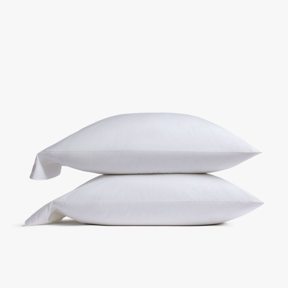 King Casual Organic Cotton Pillowcase Set White - Parachute